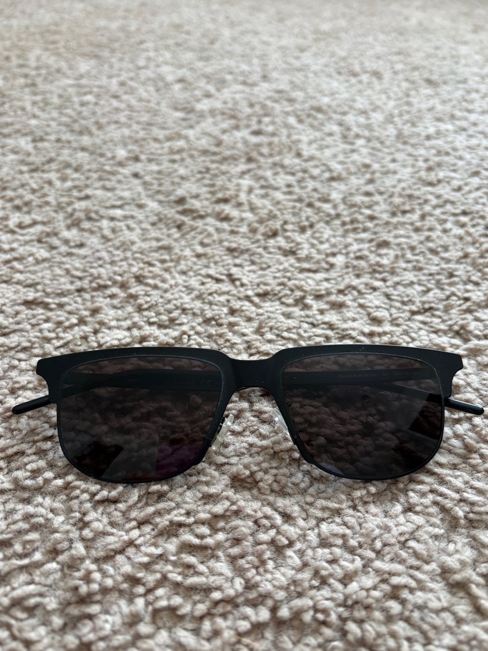 Classic Black Rectangular Sunglasses SL Brand